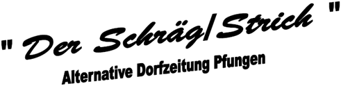 Der Schraegstrich Logo