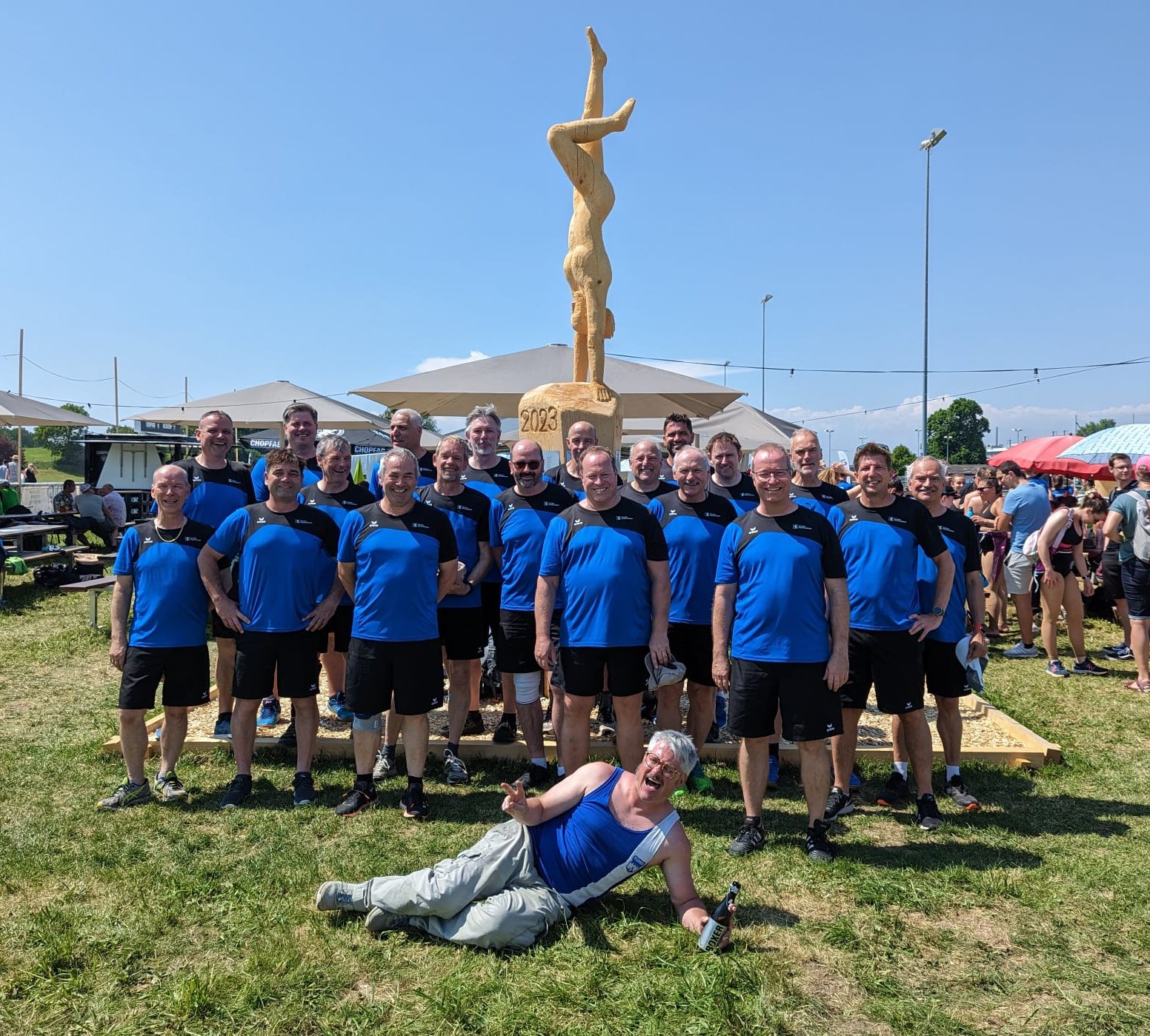 Gruppenfoto Männerriege an der RMS 2023 in Fehraltorf