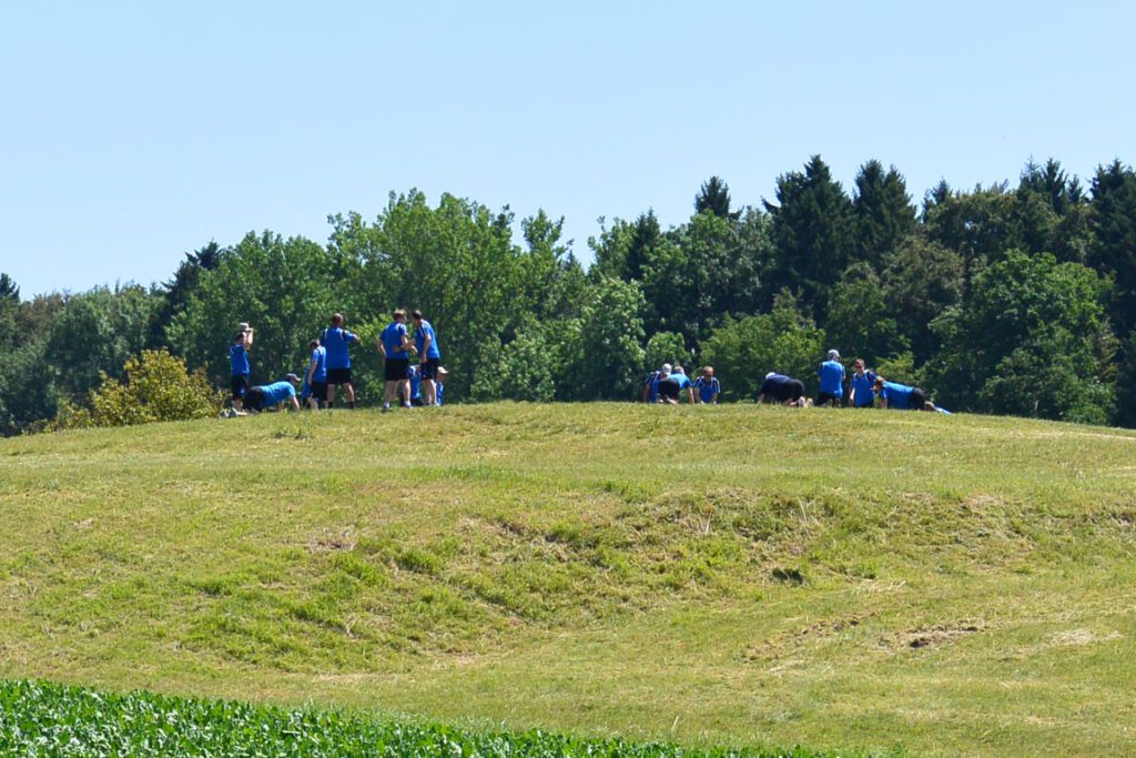 M&auml;nnerriege am RTF in Ossingen 21. Juni 2014