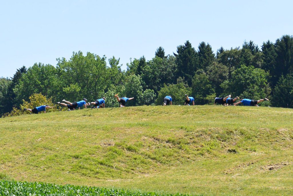 M&auml;nnerriege am RTF in Ossingen 21. Juni 2014